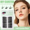 Diy Single Tuft Of Hair 140 Tufts 10-16Mm False Eyelashes Simulation Curled Thick Eyelashes