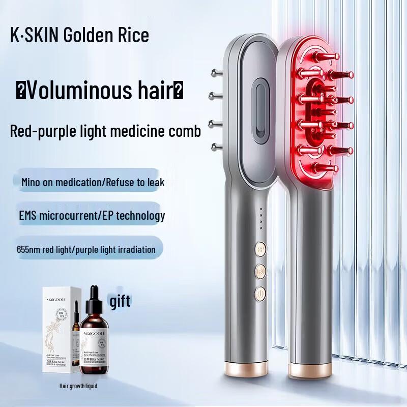 KingDom Red Light Hair Growth Comb  Scalp Applicator