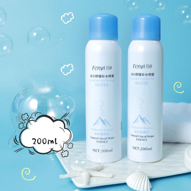 Glacier Moisturizing Spray 200 ml Hydratační Hydratační Make-up Fixační Sprej Toner Péče o pleť