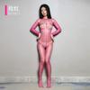 0.01D Ultra Thin Bodysuits Transparent Oil Shiny Full Stockings Open Crotch Pantyhose Erotic Lingerie Unisex Glossy Jumpsuits