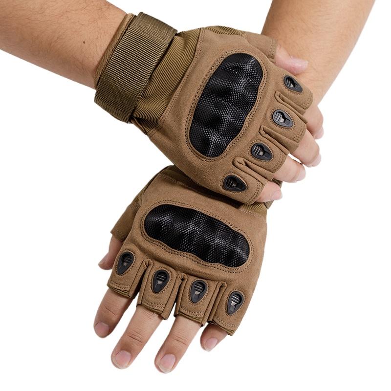 Tactical Men Full Finger Gloves Hard Knuckle Touch Screen Non-slip Wear-resistant Gloves for Outdoor Airsoft Hunting Hiking
