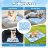 2025 New Cat Cooling Mat Washable Portable Pet Cool Pad Summer Ice Cool Comfort Water Sensor Mats Suitable For All Of Pet