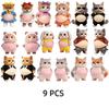 3D Fat Chai Dog Anti Collision Stickers DIY Cute Kitten Soft Silicone Self-Adhesive Stickers Children's Toy Birthday Gift