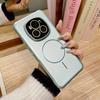 Ultra-thin Luanjin Matte Oil Injection Skin Feel Suitable for Honor Magic6pro Fine Ring Magnetic Mobile Phone Case 100 Lens Film