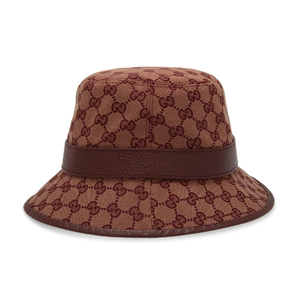Gucci GG Canvas Bucket Hat 'Brown Burgundy' Men's 576587-4HG53-9873