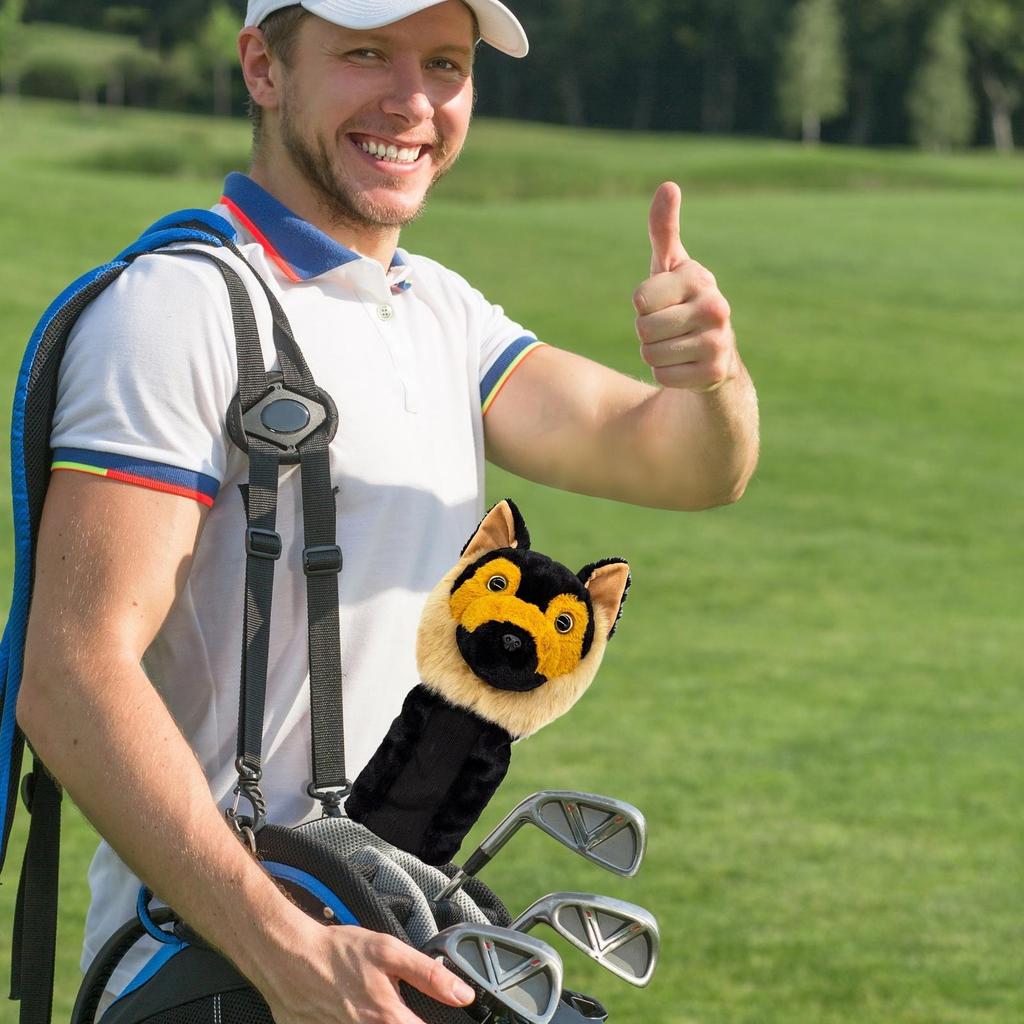 Golf Headcovers Funny Plush Shockproof Protector Animal Golf Head Covers For Women For Women Junior Athletes Golfers Sports