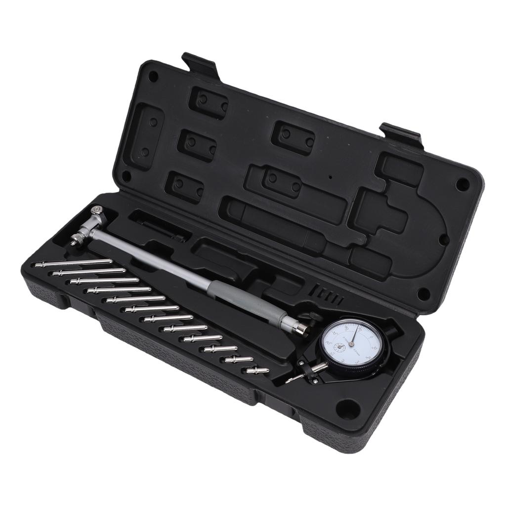 Digital Internal Gauge Set 2 to 6in 0.0005in Self Centering Dial Bore Gage Carbide Anvils Deep Hole Measuring Tool for
