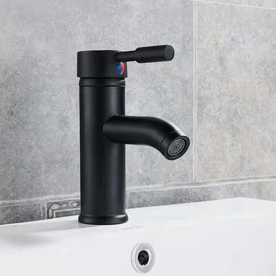 Stainless Steel Basin Faucet Single Hole Hot and Cold Above and Below Counter Basin Faucet