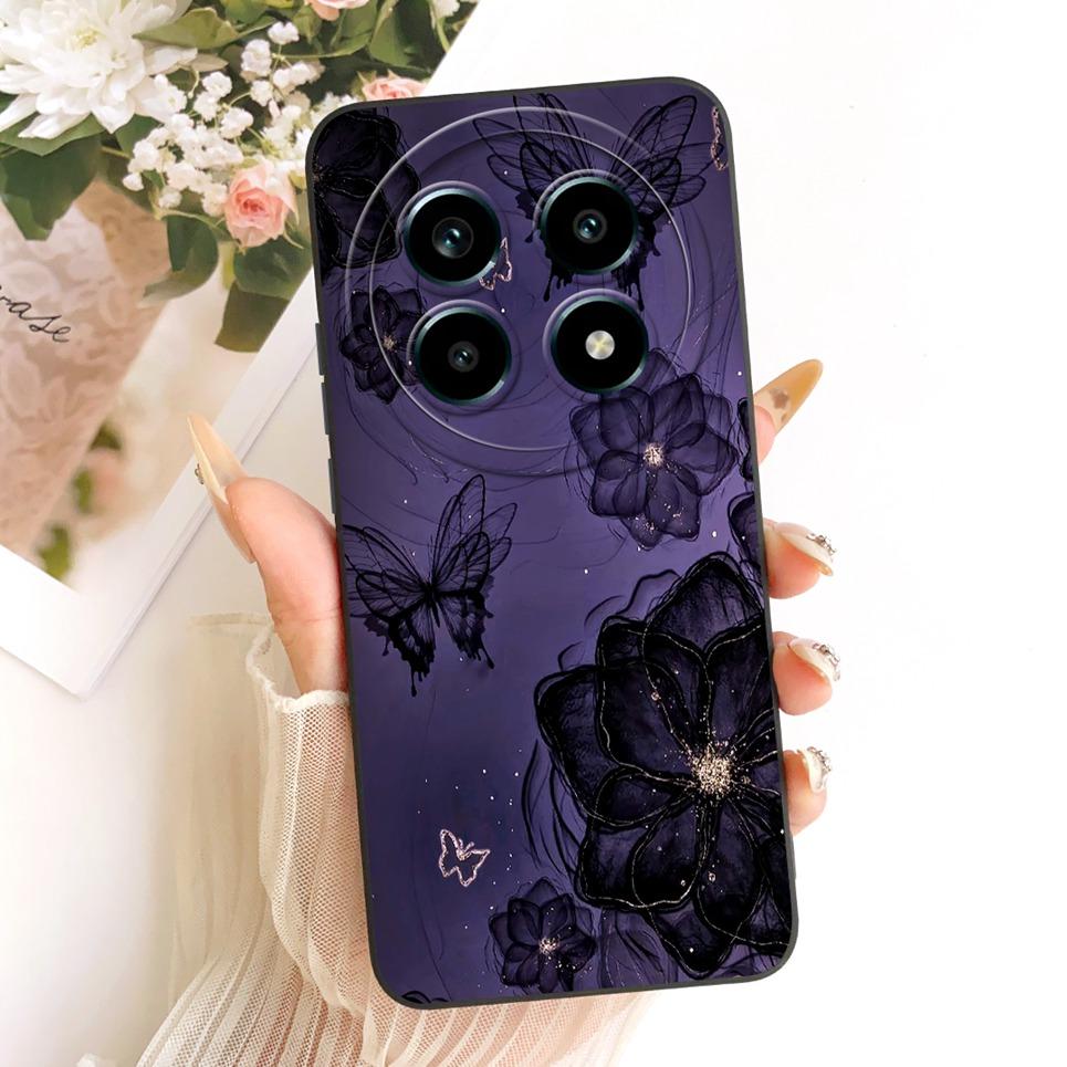 Daisy Bow Pattern Butterfly Flower Cherry Back Cover For Realme 13 Pro Pro+ Phone Case Soft Silicone Casing On Realme P1 Speed