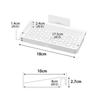 Yamazaki Film Hook Mouthpiece Draining Rack, White, W18 x D10 x H2.7cm (excluding film hook), Tower brand, Floating Storage, Contact Lens Supplies