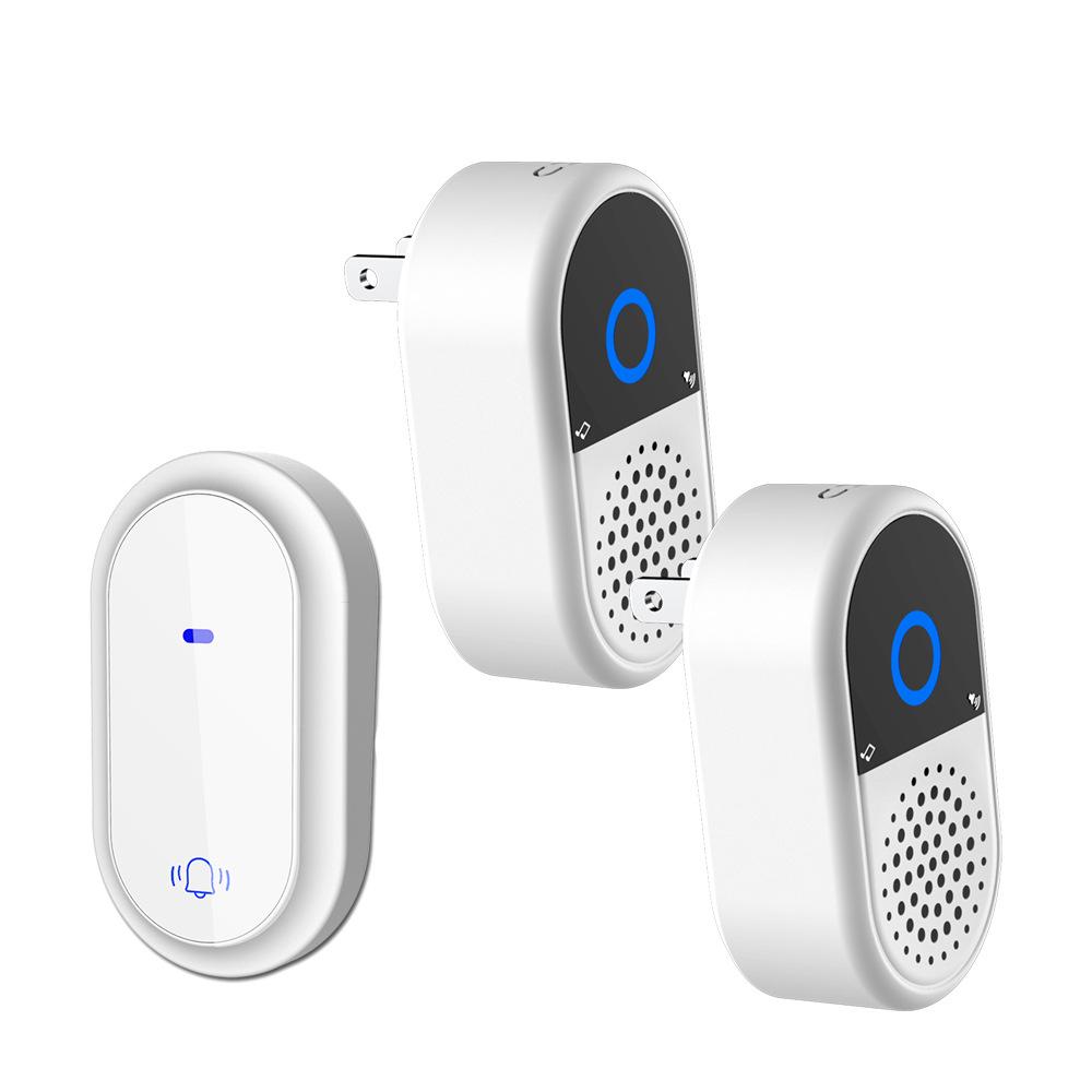 Новий бездротовий дверний дзвінок з живленням від енергії руху, висока гучність 433 МГц для складу або вулиці біля вілли