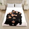 Backstreet Boys Print Flannel Blanket Cozy Warm Plush Throw Blanket For Bed Sofa Couch Indoor Household Use