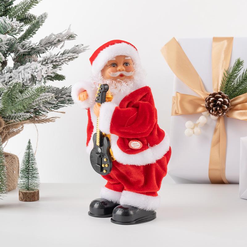 Electric Climbing Ladder Santa Claus Toy for Kids' Christmas Decoration