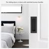 2pcs Recessed Door Handles, 4.37 in Rectangle Sliding Closet Door Handles, Aluminum Alloy Drawer Pulls for Cabinet, Door, Win