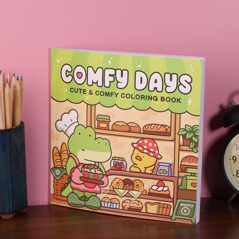 

1 штука Подарок для релаксации Уютные друзья Раскраска для взрослых и подростков с очаровательными существами в уютных хюгге-моментах