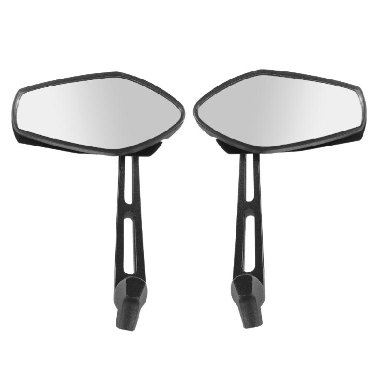 Modern Motorcycle Accessory Mirror Shatter Resistant Glass ABS Housing Easy Angle Adjustment Suitable for Scooters Bikes