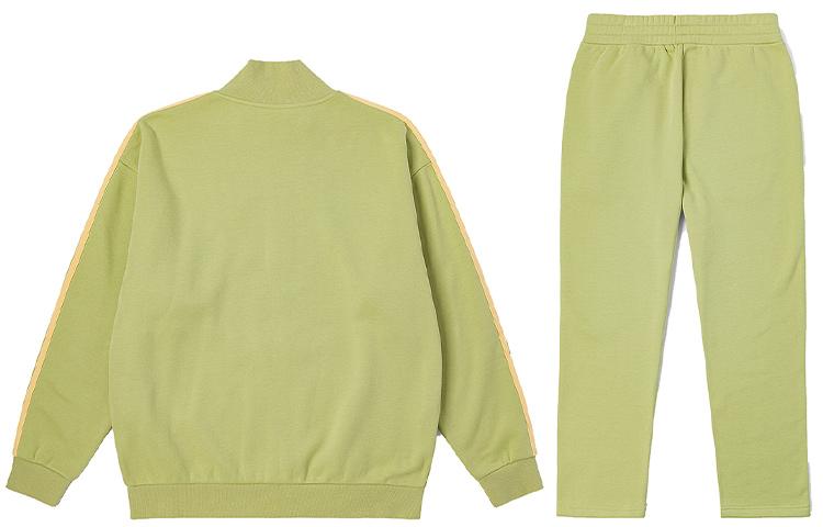 Men's Kappa Casual Sportswear Sets Unisex Stand Collar Thickened