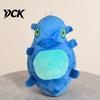 Portable Stress Relief Toys Mini Plush Squeeze Toy, Cute Soft Stuffed Figure, Decorative Cartoon Ornaments Desk Decor, Collectible Trinkets for Kids,