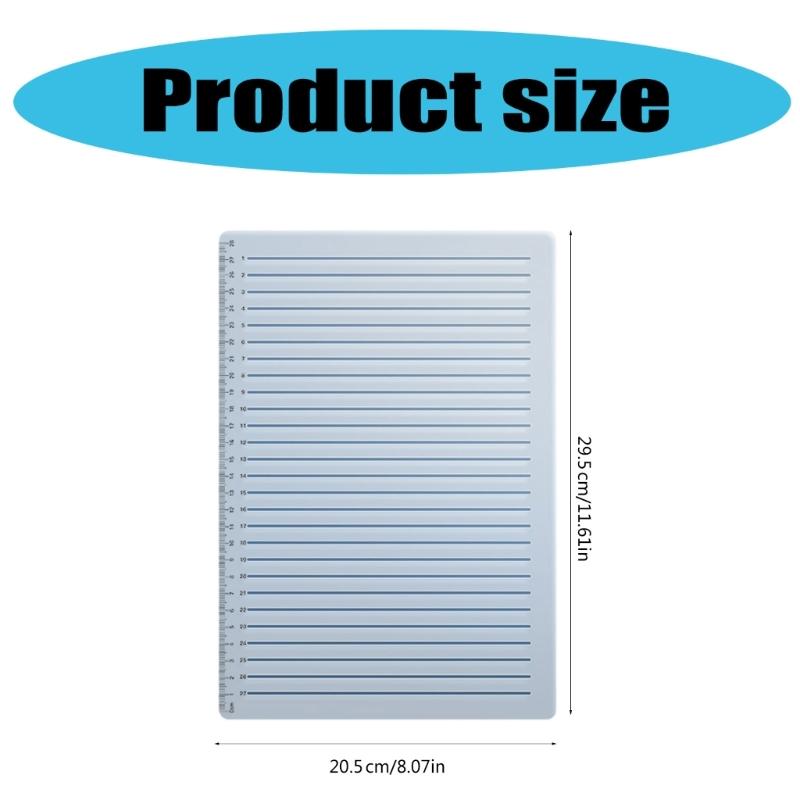 Šablona pro psaní pravítka pro kreslení čar Školní pravítka s přímkou ​​šablonou pro měření pravítka Praktický nástroj pro psaní