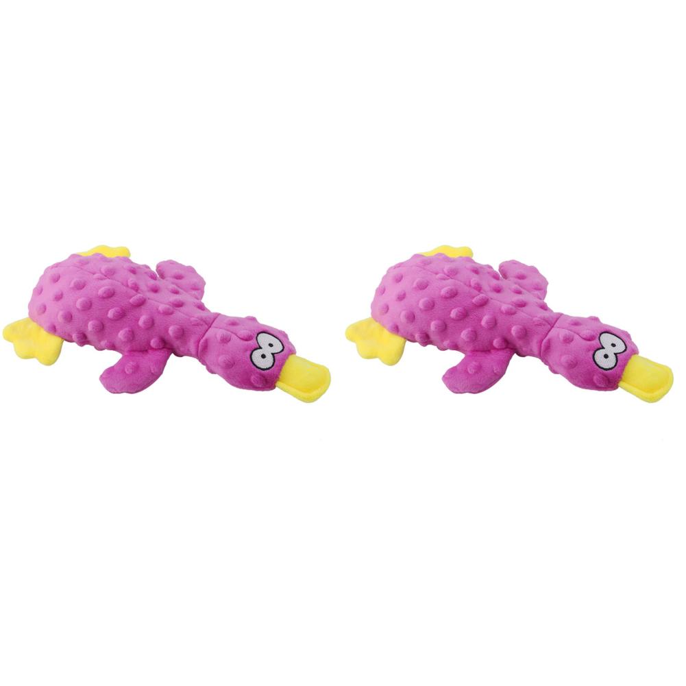 1/2Pcs Pet Plush Toy Dog Calming Duck Companion Sleeping Duck Toys Chew Toy Durable Squeaky for Puppy Pet Teeth Cleaning Chew