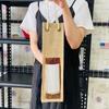 Jute Red Wine Cover Reinforced Handle Wine Bottle Pouch All-Purpose Red Wine Beer Bottle Packing Tote Bag for Wedding Holiday
