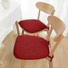 Cuscino in spugna memory foam con doppio design antiscivolo, spesso, staccabile, lavabile, a forma di zoccolo di cavallo, per sedia da ufficio, colore unito, per sala da pranzo