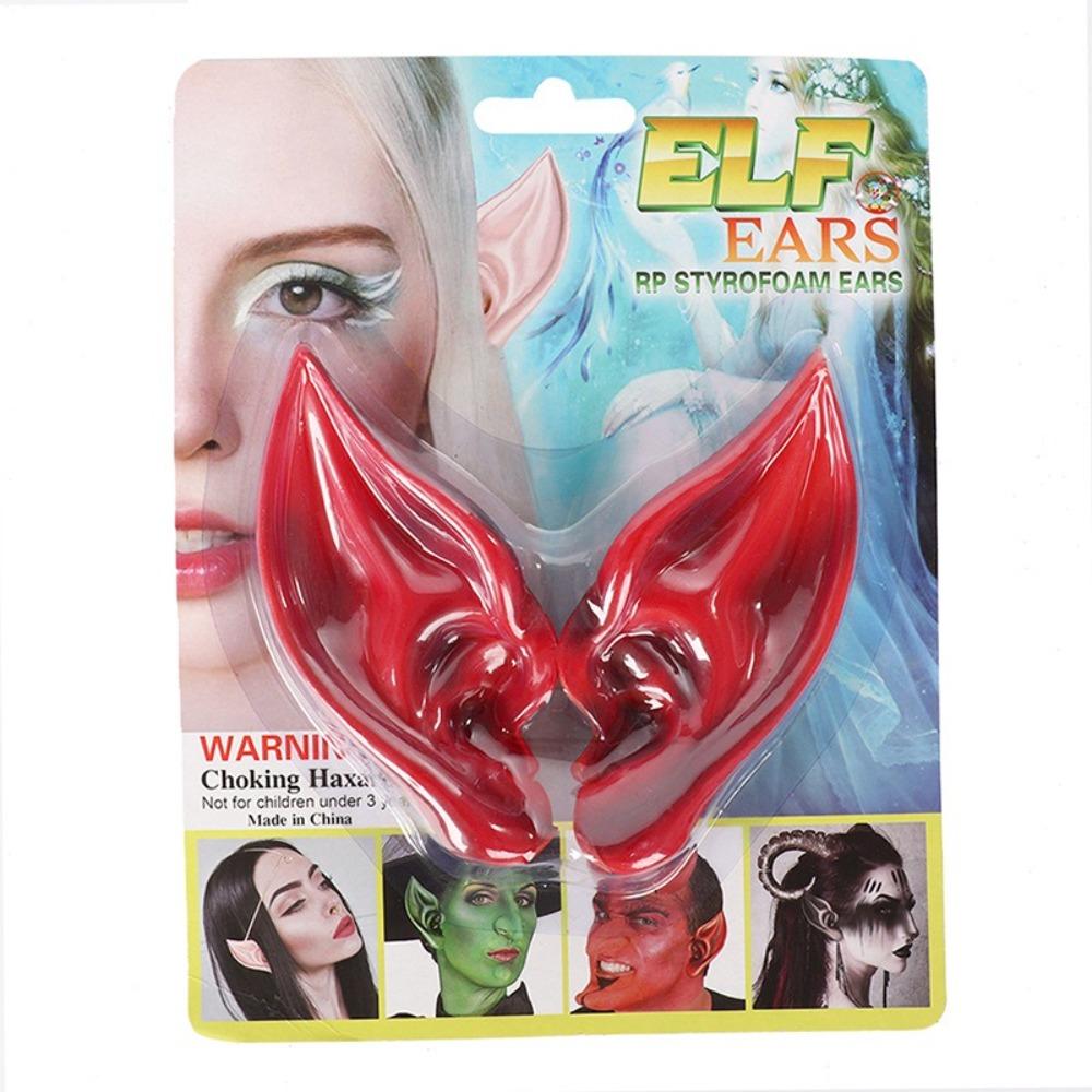 Soft Elastic Latex Elf Ears Eco-friendly Fake Ears Creative Fairy Ears Halloween Party
