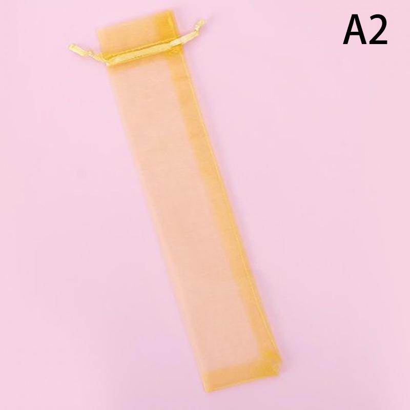 10 Pack Folding Hand Fan Pouch Drawstring Organza Bags Folding Fan Pocket Bag For Outdoor Wedding Party Favor Gift Bags