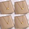 Small Love Heart Star Flower Charm Clavicle Chains Girl Neck  New Stainless Steel Snake Chains Choker Necklace for Women