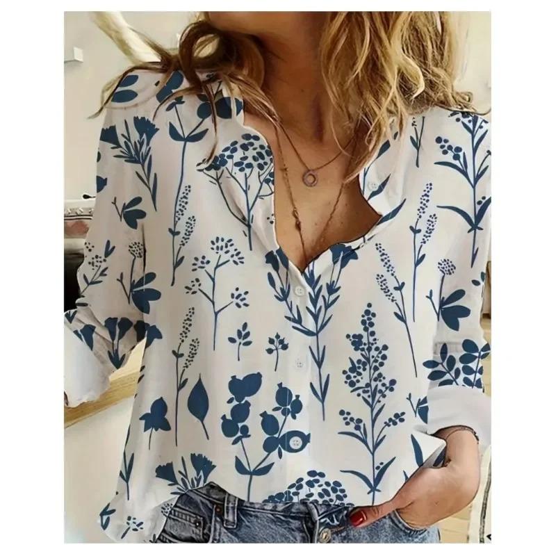 Elegante Damen-Oberteile mit Leopardenmuster Langarmshirt Schwarz Weiß Floral Modisch Persönlichkeit Trendiges Shirt Damen Freizeitstil