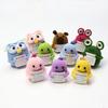 Handmade Knitting Owl Hug Pocket Doll With Card Home Room Decor Kawaii Mini Animal Plush Dolls Home Decoration Christmas Gift