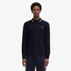 Fred Perry [m3636] Long Sleeve Twin Tip Fred Perry Shirt  W53  Afpm2433636 W53