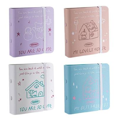 40 Pocket Photo Collection Book 3Inch Card Organiser 3 Rings PP Binder Cover Portable Photo Album for Collectors