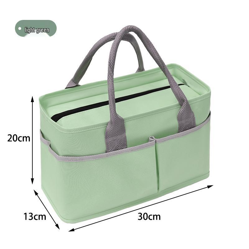 Koreanischer Stil Große Kapazität Isolierte Lunchtasche – Mehrere Taschen und Tragbar für die Arbeit oder den Außenbereich