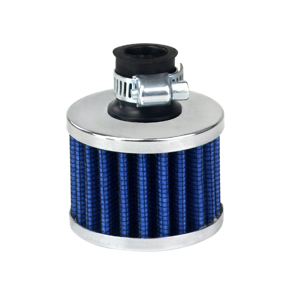 Universal Car Air Filter 12mm 25mm for Motorcycle Cold Air Intake High Flow Crankcase Vent Cover Mini Breather Filters