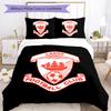 Larne Muster Bettwäsche, Steppbett Set Bettbezug Kissenbezug Zuhause Geburtstagsgeschenk (1 Bettbezug + 2 Kissenbezüge, ohne Füllung)