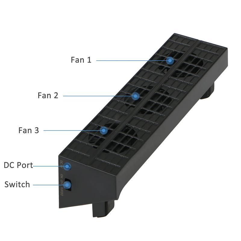 Raffreddatore per Sony Ps4 Ps 4 Slim Fan Console Accessori Base di raffreddamento Accessori Supporto per videogiochi Controllo
