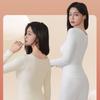 Body-Shaping Warm Long Tops Pants Set with Chest Pad Slimming Underwear  Underwear