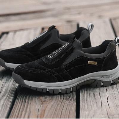 Fashion High Quality Outdoor Men's Sneakers Breathable Suede Running Shoes Light Anti-slip Mountaineering Shoes Platform Sneakers36-50