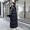 Xuezhongfei Women's Hooded Longline Winter Down Jacket