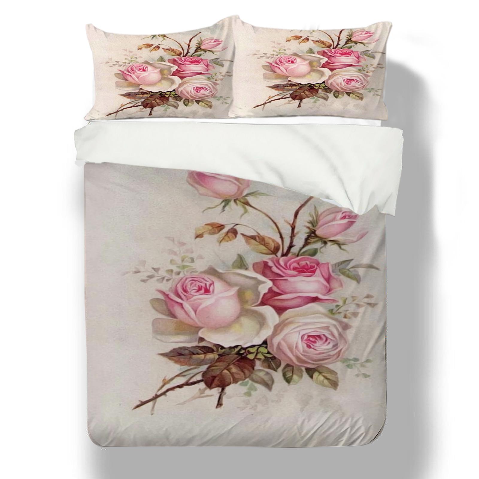 3D классический роскошный домашний комплект постельного белья для спальни, романтическая любовь, роза, одеяло, семейный комплект постельного белья, королевская/двуспальная кровать, семейное украшение Baby 100x135cm