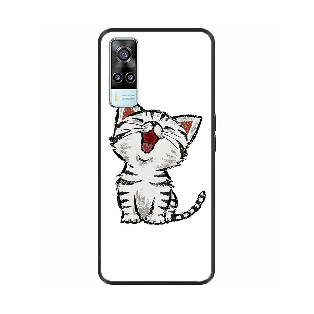 Für Vivo Y33 V2057 Hülle Silikon Weiches TPU Handy Rückabdeckung für Vivo Y33 4G Hülle für vivoY33 Y 33 2021 Coque Fundas Para Bumper