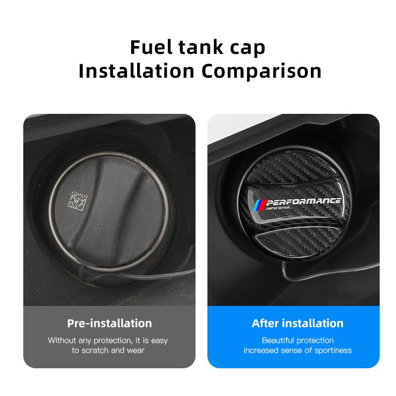 T10Car Fuel Filler Door Cover Fuel Tank Gas Caps Accessories For BMW G05 G11 E48 Performance E46 E60 X6 E30 F30 F40 F10 E90 F20 E70