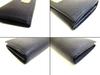 Authentic Salvatore Ferragamo Gancini Navy Blue Leather Gold H/W Flap Long Wallet #b230  Open box