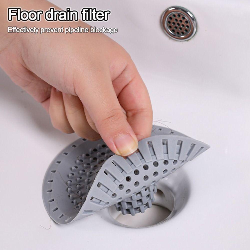 Anti-blocking Sewer Outfall Drain Filter Round Shape Waste Catcher  Kitchen Bathroom Accessories