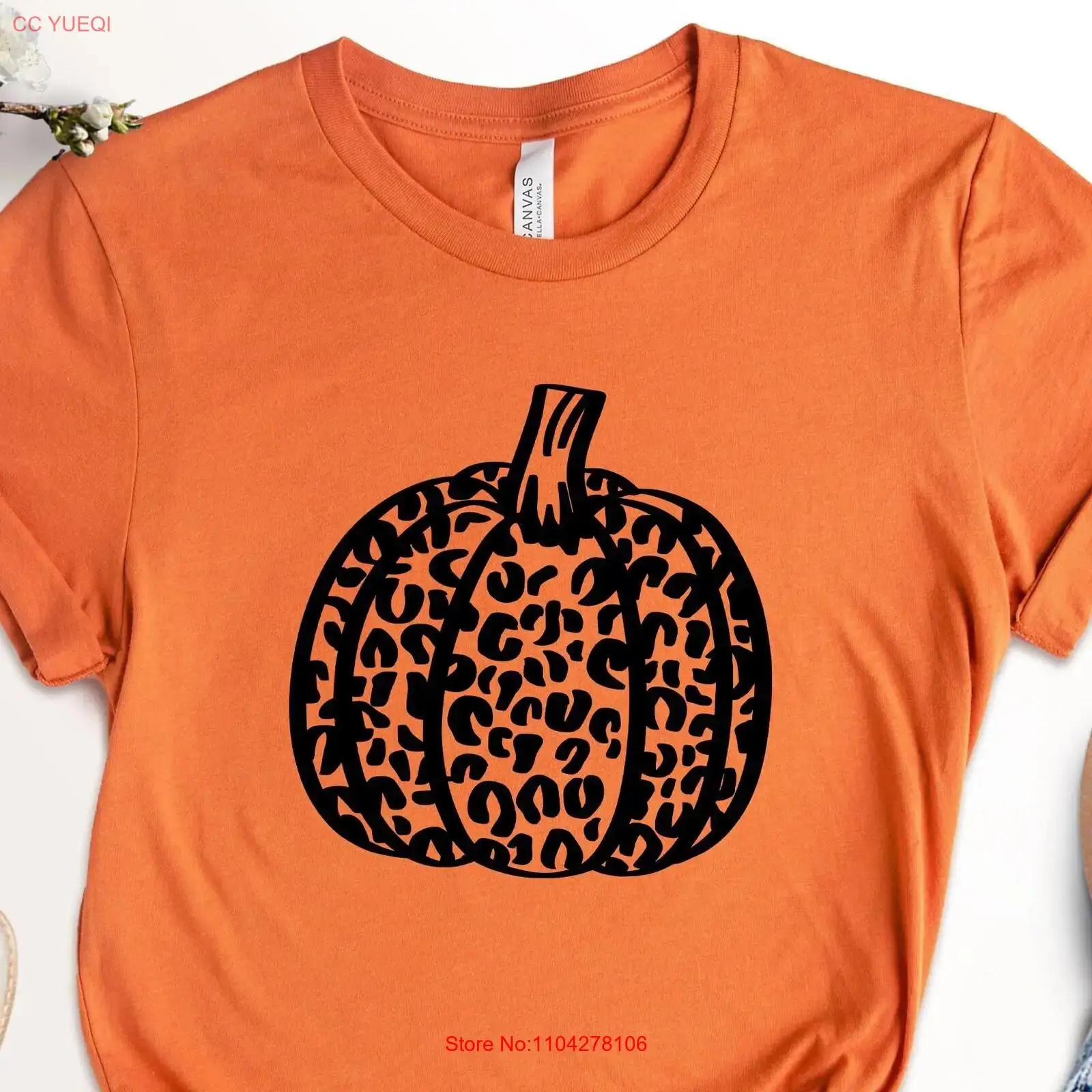 

Leopard Pumpkin T Shirt Cheetah Thanksgiving Thankful GifT Fall Hello Family Matching vintage Washed Stretched 5XL різнокольоровий