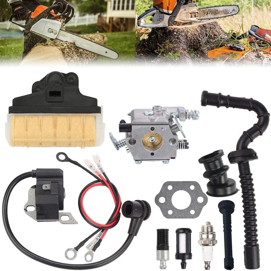 Carburator bobina de aprindere Kit pentru Stihl 021 023 025 MS230 MS250 MS210 021 025 drujbă 11231200605 filtru de aer combustibil conductă Set