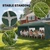 6X3 M Party Tent Gazebo Marquee Outdoor Patio Canopy Shelter With Windows And Side Panels Green