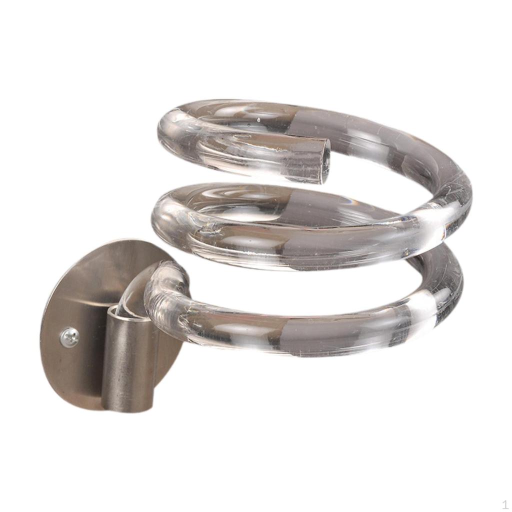 Hair Dryer Holder Blow Rack Wall Mount Bracket Stand for Barbershop Salon Shower Room
