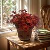 6pcs Artificial Wild Violet Flowers, for Indoor and Outdoor Hanging Plants, Farmhouse Decoration, Tabletop Placement,  Without Container